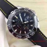 Replica TAG Heuer Watch Aquaracer 300M Calibre 16 Chronograph Leather Strap